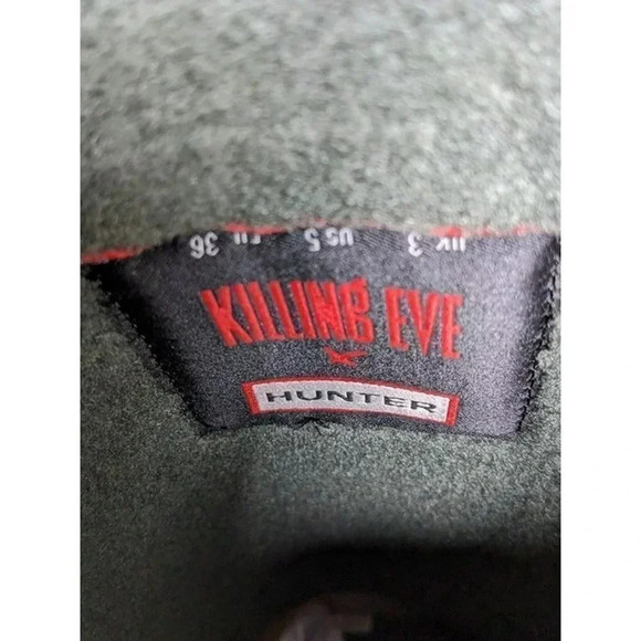 NIB Hunter Womens Olive Chasing Knee Boot Killing Eve Size 5 / EU 36 (MSRP $395) - Picture 9 of 10